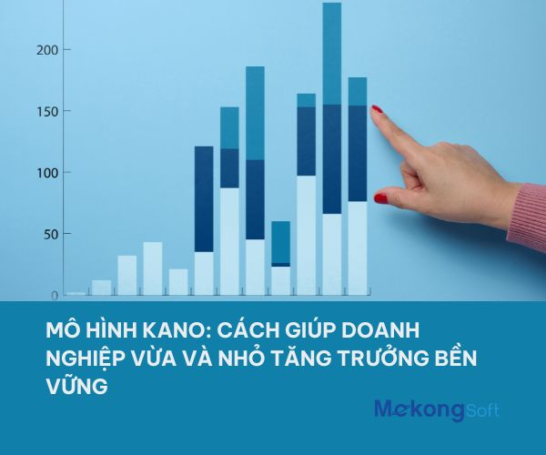 Biểu đồ mô hình Kano minh họa cách doanh nghiệp vừa và nhỏ tăng trưởng bền vững thông qua phân loại 