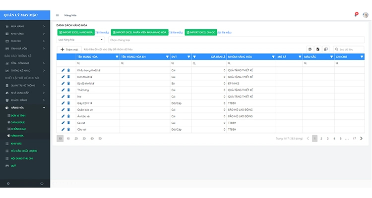 Quản lý hàng hóa