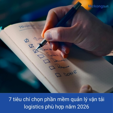 phần mềm quản lý vận tải logistics container chành xe năm 2026