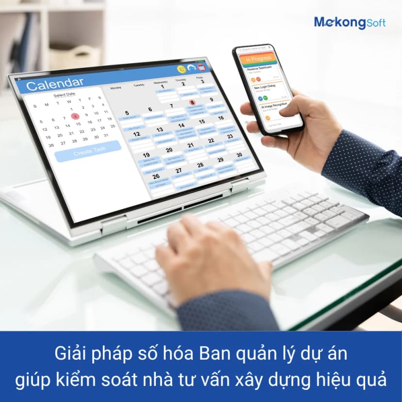 Giải pháp số hóa Ban quản lý dự án và kiểm soát nhà tư vấn xây dựng bằng AI của MekongSoft