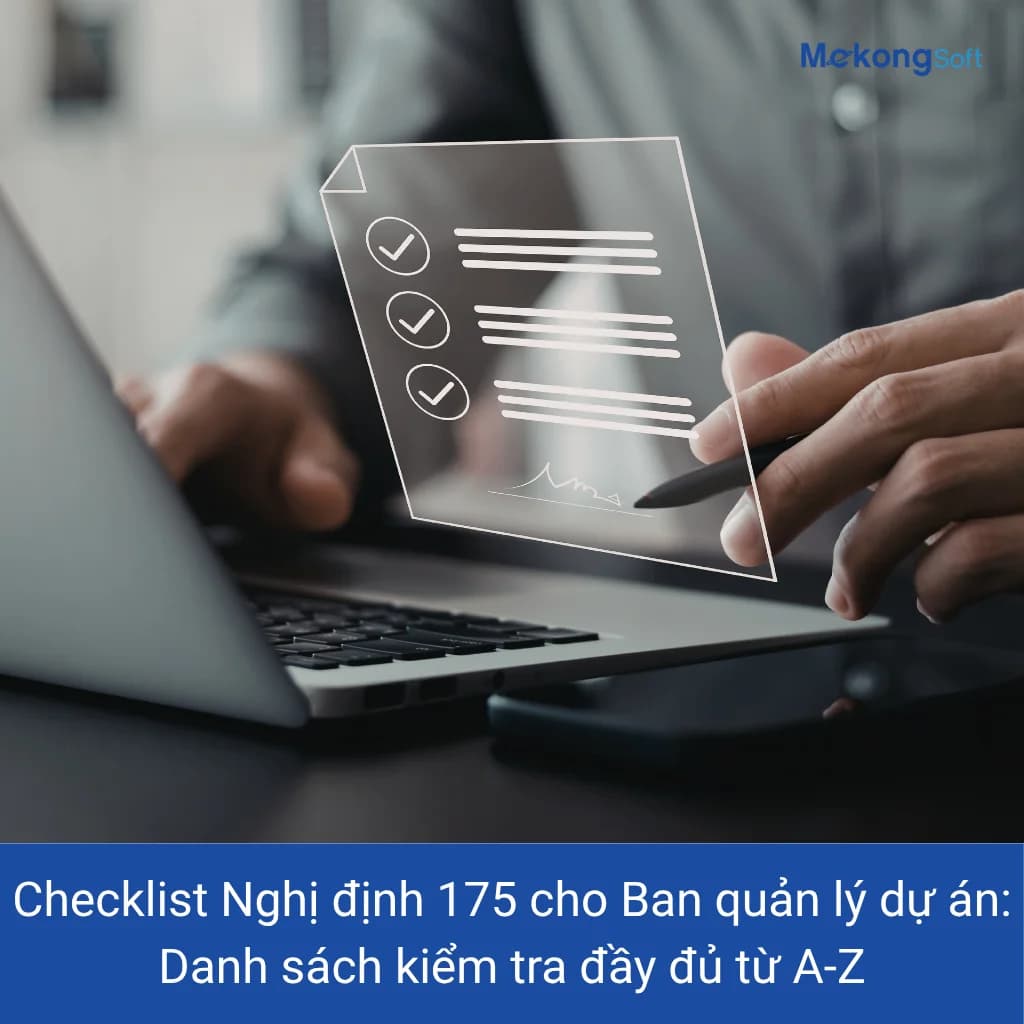 checklist nghị định 175 ban quản lý dự án