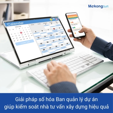 Giải pháp số hóa Ban quản lý dự án và kiểm soát nhà tư vấn xây dựng bằng AI của MekongSoft