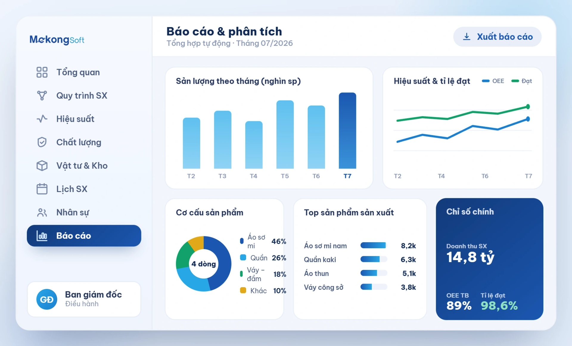 Báo cáo và phân tích