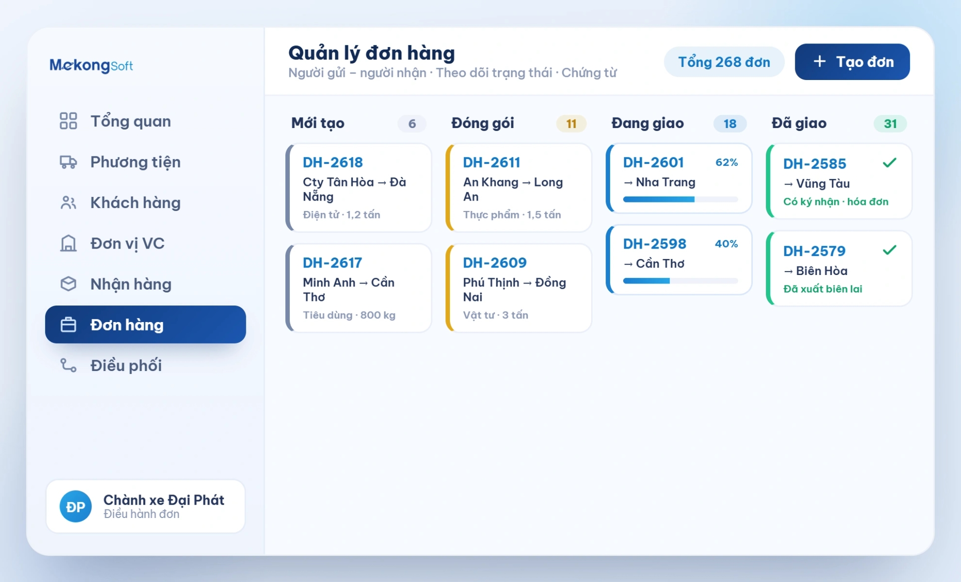 Quản lý đơn hàng