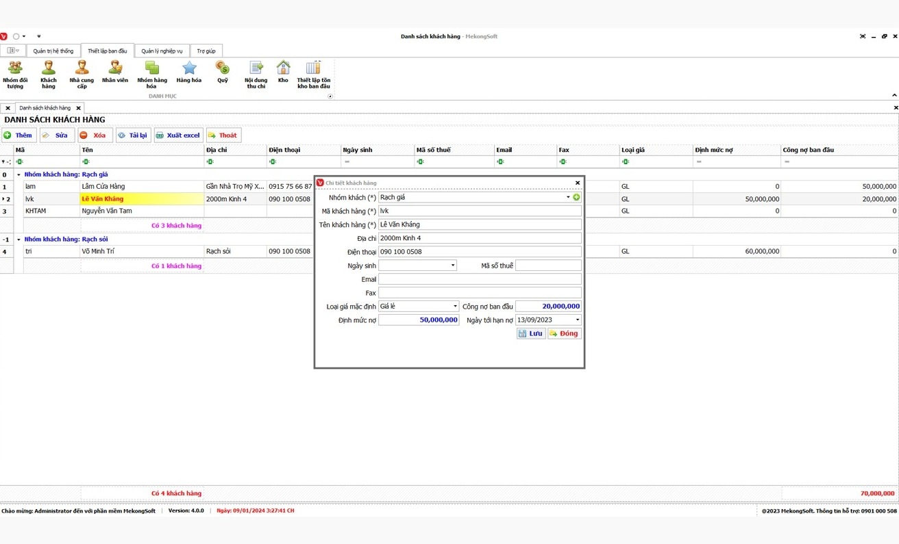 Theo dõi tồn kho tự động theo thời gian
