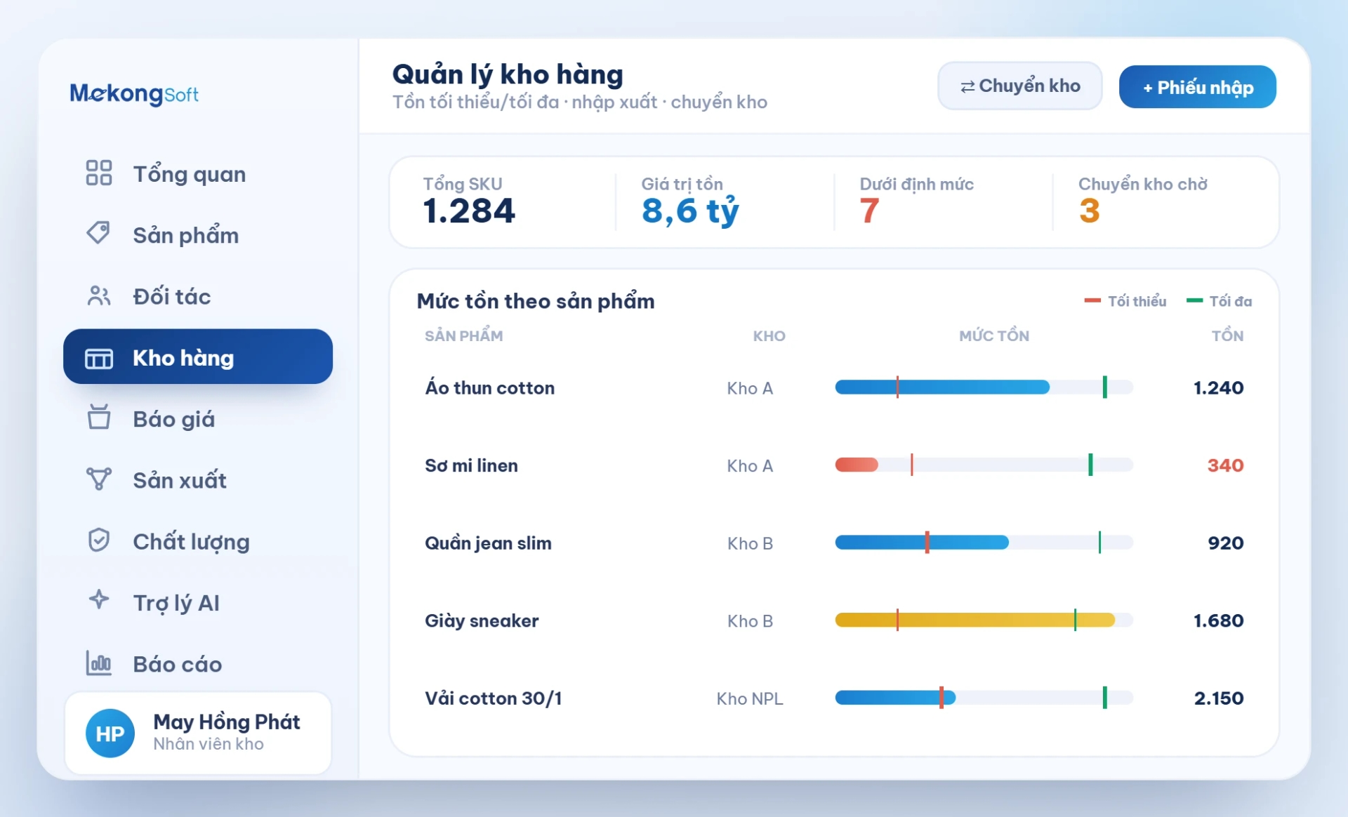 Quản lý kho hàng