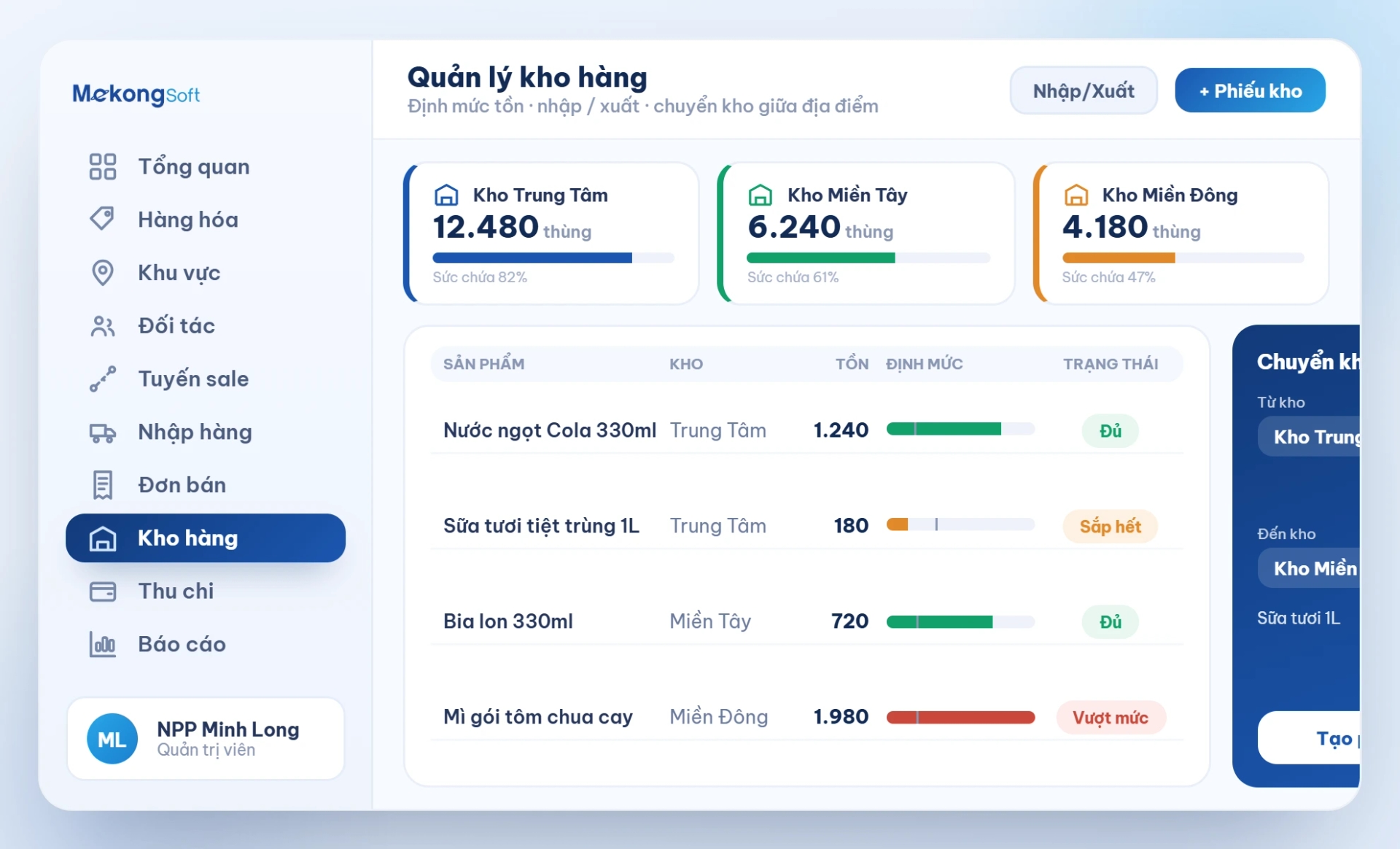 Quản lý kho hàng