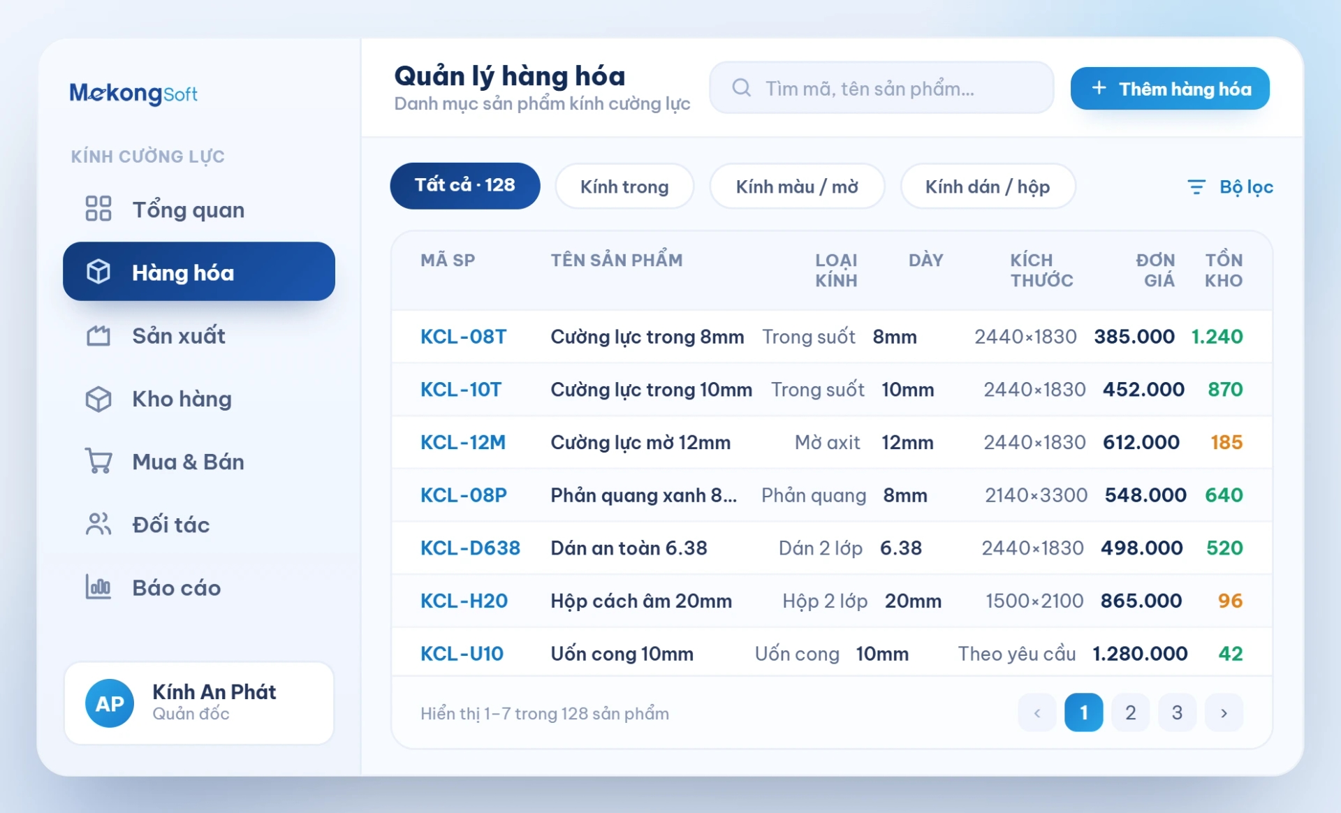 Quản lý hàng hóa