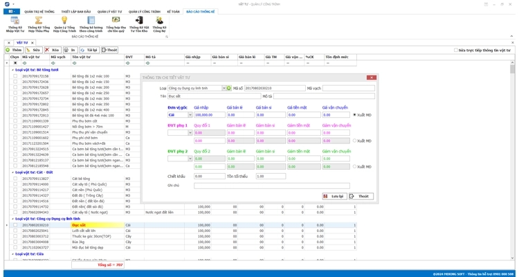 Quản lý vật tư