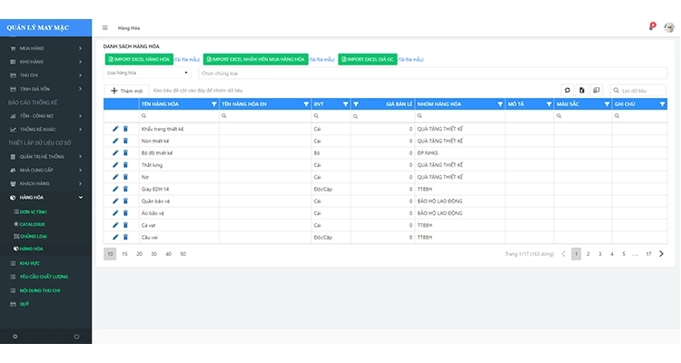 Quản lý hàng hóa