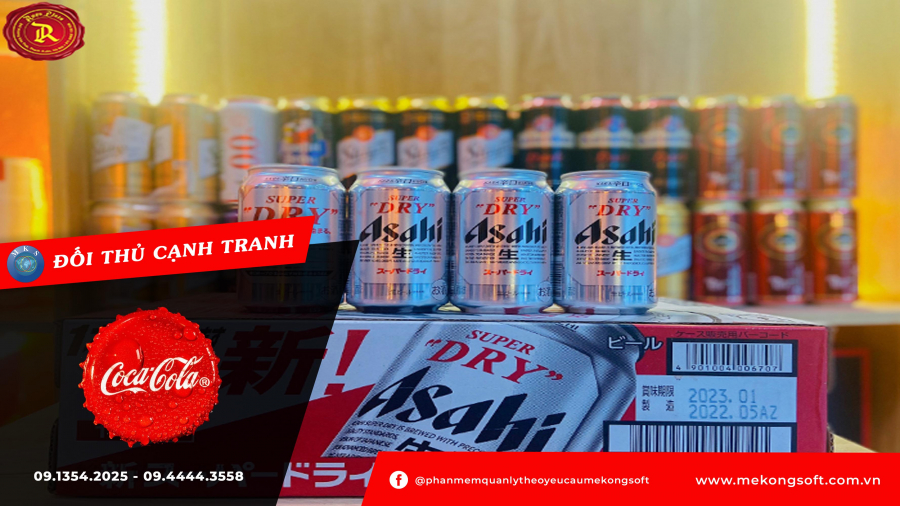 Asahi đối thủ cạnh tranh của Coca-Cola