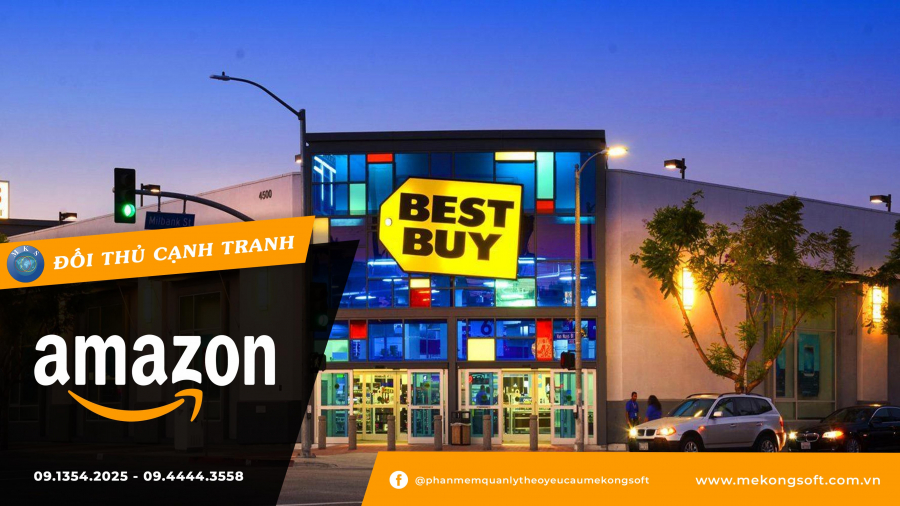 Bestbuy - đối thủ cạnh tranh của Amazon