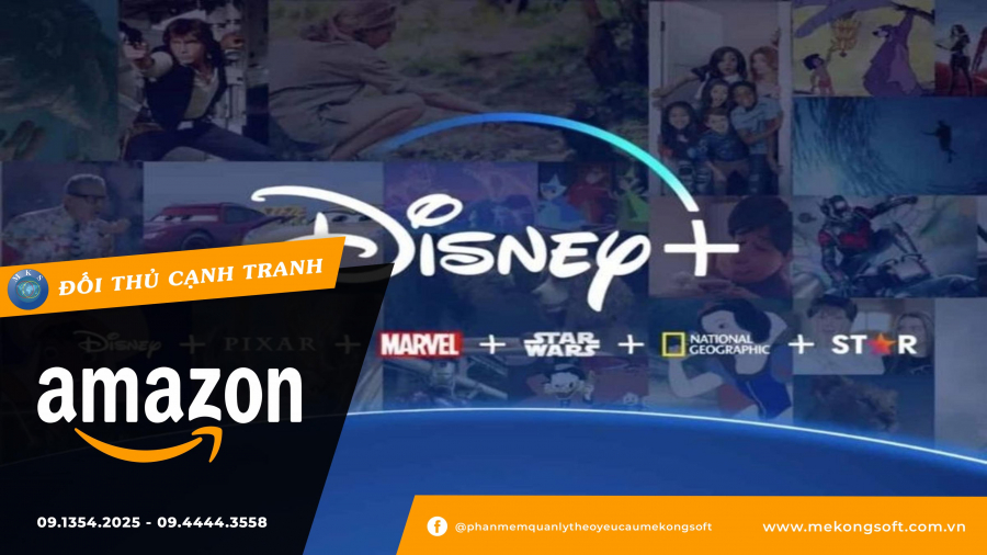 Disney + - đối thủ cạnh tranh của Amazon
