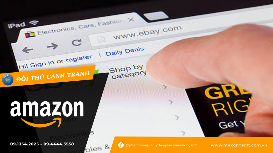 Ebay - đối thủ cạnh tranh của Amazon