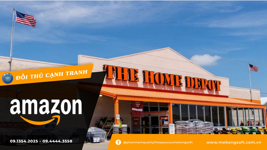 Home Depot - đối thủ cạnh tranh của Amazon
