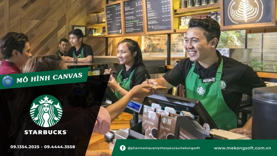 Quan hệ khách hàng trong mô hình Canvas của Starbucks