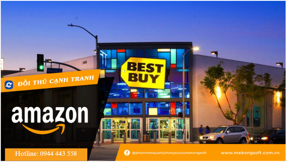 Bestbuy - đối thủ cạnh tranh của Amazon