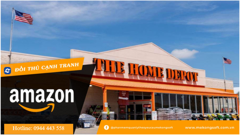 Home Depot - đối thủ cạnh tranh của Amazon