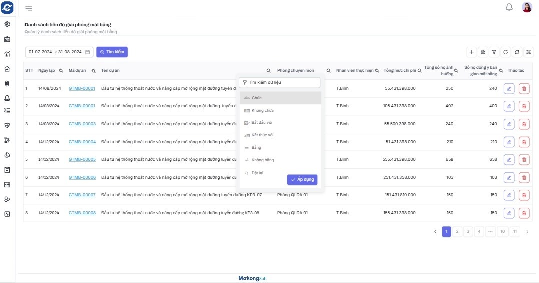 Phần mềm quản lý dự án đầu tư xây dựng giúp doanh nghiệp thi công tối ưu toàn bộ quy trình vận hành