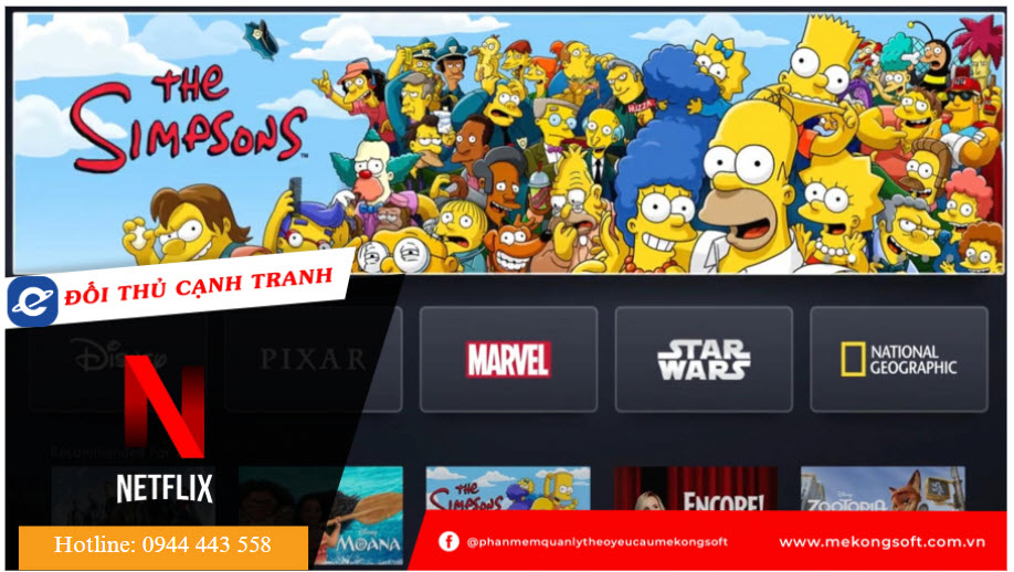 Disney Plus - đối thủ cạnh tranh của Netflix