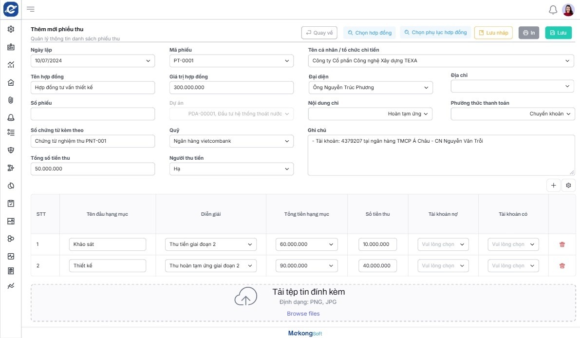 Phần mềm quản lý dự án giúp cập nhật thông tin thực tế từ công trường nhanh và chính xác