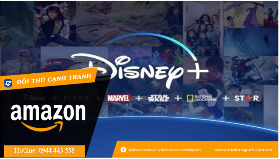 Netflix - đối thủ cạnh tranh của Amazon