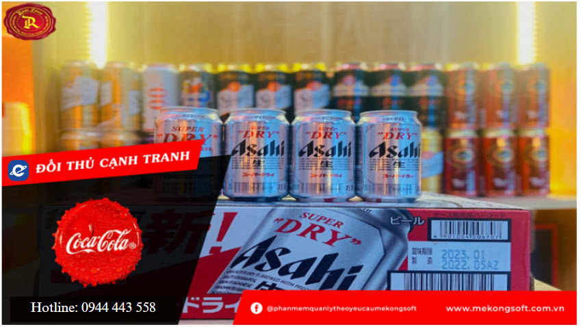 Asahi đối thủ cạnh tranh của Coca-Cola