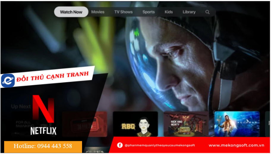 Youtube TV - đối thủ cạnh tranh của Netflix