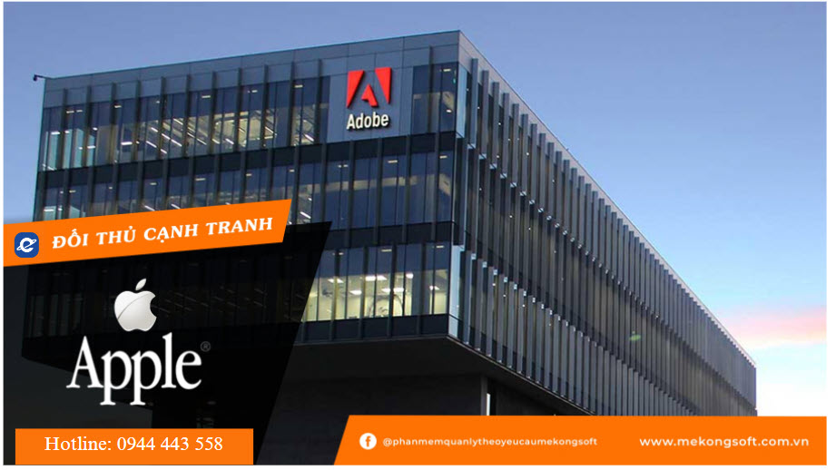 Adobe - đối thủ cạnh tranh của Apple