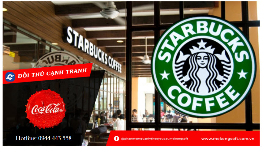 Starbuck - đối thủ cạnh tranh của Coca-Cola