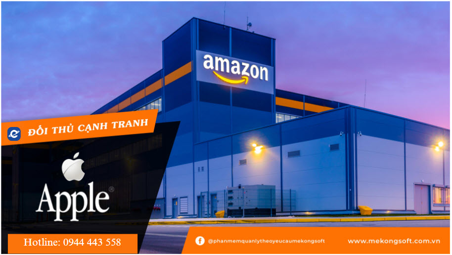 Amazon - đối thủ cạnh tranh của Apple